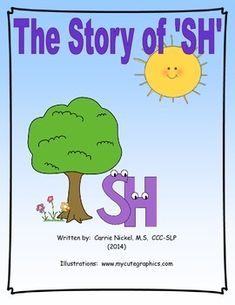 Quick print and use!  This cute rhyming story is about how 'S' and 'H' came together one day to be 'SH'.    It can also be printed for use in your classroom library.   If you are interested in SH, CH, and TH stories for your class, check out the link below for all 3 products-in-one for $4.00:Digraph Stories for Kids:  SH, CH, THBrowse my store for other free and affordable literacy and speech/language products!Enjoy!Carrie Digraph Craft, Th Digraph Activities Kindergarten, Digraph Th Craft, Digraph Lessons First Grade, Ch Digraph, Slp Materials, Blends And Digraphs, Phonics Lessons, Jolly Phonics