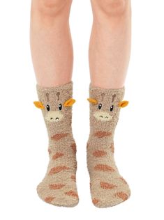 Fuzzy, cozy, elephant , flamingo, giraffe, monkey and koala slippers! *UNISEX *ONE SIZE FITS MOST *WOMEN'S SHOE SIZE 4-11 *MEN'S SHOE SIZE 6-9 *Grips on bottom Koala Slippers, Giraffe Socks, Giraffe Decor, Small Christmas Gifts, Cute Giraffe, Fuzzy Socks, Cozy Socks, Novelty Socks, Slipper Socks