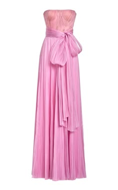 Bow-Accent Silk-Organza Gown by J. MENDEL for Preorder on Moda Operandi Vera Wang Bridesmaid, Organza Gowns, Quoi Porter, Wedding Board, Long Dresses, Event Dresses, Beautiful Gowns