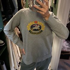 Burberry Crewneck Sweatshirt. In Good Condition. Is A Size Medium, But Runs A Bit Small. Outer Layer Is Made Of 80% Cotton And 20% Polyester. Inner Layer Is 100% Cotton. Burberry Sweater, Crewneck Sweatshirt, Burberry, Scoop Neck, Crew Neck Sweatshirt, Sweaters For Women, Crew Neck, Size Medium, Sweatshirts