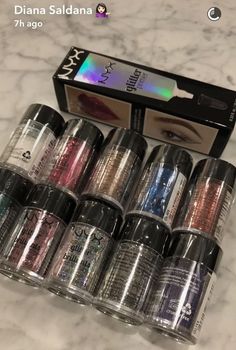 Nyx Glitter, Ideas For Makeup, Makeup Glitter, Diy Rainbow, Nyx Makeup, Affordable Makeup, روتين العناية بالبشرة, Glitter Glue, Makeup To Buy