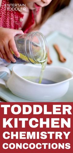 Have you done any science or STEM activities with your toddler recently? If not, you're missing out! Try this fun kitchen chemistry activity with your toddler today! . . . . . #entertainyourtoddler #playathome #toddlerplay #activitiesforkids #kidsactivities #toddler #toddlerfun #toddleractivities #activitiesfortoddlers #kidsactivitiesblog #preschoolactivity #openendedplay #childhoodunplugged #parenting #toddlerplay #activitiesforkids #STEM Toddler Experiments, Easy Stem Challenges, Holiday Activity Ideas, Chemistry Activities, Educational Toddler Activities