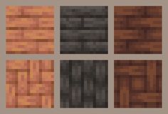 four different shades of brown are shown in this image, and each is made up of squares