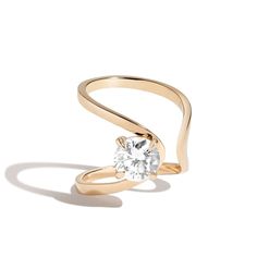 Zaha Brilliant Wrap Ring - Shahla Karimi Traditional Engagement Rings, Trending Engagement Rings, Ring Trends, Wrap Ring, Zaha Hadid, Wrap Rings, Brilliant Diamond, Unique Engagement Rings, The Queen