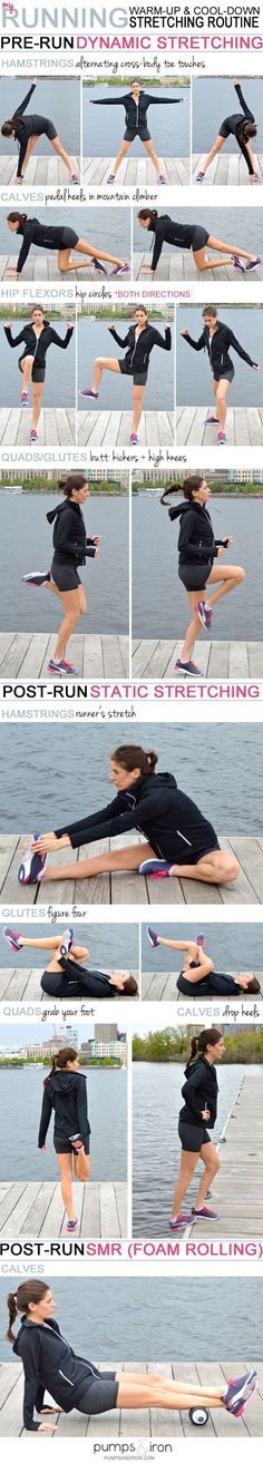 an image of a woman doing yoga poses on the dock with her legs spread out