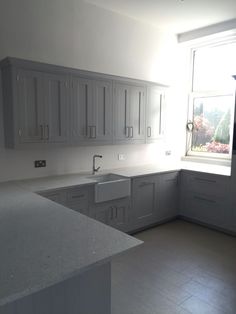 the kitchen is clean and ready for us to use in its new owner's home