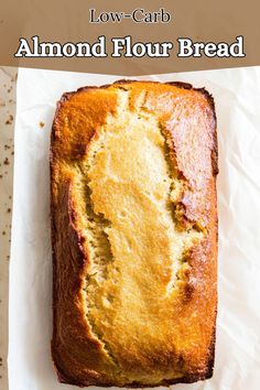 Image of an almond flour bread placed on a parchment paper Keto Almond Bread, Almond Bread Recipe, Almond Flour Bread Recipes, Making Sandwiches, Make Almond Flour, Almond Flour Bread, Almond Bread, Flour Bread, Bread At Home