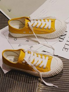 Sku CY-!19378 Material Canvas , Rubber Style Flat with Feature Bandage Occasion Going out , Casual Heels Height Low (1cm-3cm) Seasons Spring , Summer , Autumn Type Sneakers Color GINGER,RED,BLACK,WHITE Size 35,36,37,38,39,40,41,42,43 Trendy Closed Toe Canvas Shoes With Laces, Trendy Canvas Shoes With Laces And Closed Toe, Summer Sneakers With Vulcanized Sole, Summer Vulcanized Sole Canvas Shoes, Summer Canvas Shoes With Vulcanized Sole, Non-slip Low-top Canvas Shoes For Spring, Closed Toe Canvas Shoes For Spring Streetwear, Spring Lace-up Sneakers With Rubber Toe Cap, Spring Streetwear Canvas Shoes With Closed Toe