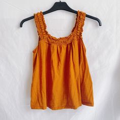 Brand New Without Tag. Anthropologie Top, Orange Brown, Brown Orange, Sleeveless Top, Anthropologie, Womens Tops, Tank Tops, Brand New, Orange