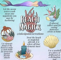 Beach Magic, Witch Bottles, Green Witchcraft, Witch Tarot, Elemental Magic, Eclectic Witch