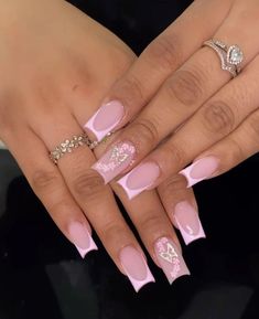 Nagel Tips, Classy Acrylic Nails, Acrylic Nails Coffin Pink