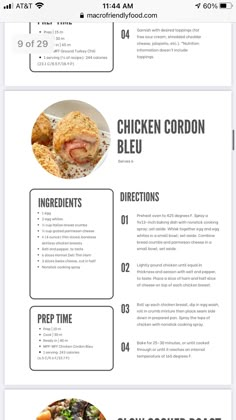 an info sheet showing the different types of food in each country, including chicken and rice