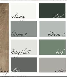 the different shades of wood that are used for furniture and home decor, as well as names