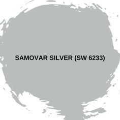 a gray background with the words samovar silver sw 633 in black ink