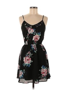 Forever 21 Casual Dress Size: Medium Black Dresses - used. 100% POLYESTER, Mini, Square, Print, Short, Sleeveless | Forever 21 Casual Dress: Black Print Dresses - Size Medium Cheap Forever 21 Summer Dresses, Black Floral Dresses, Black Print Dress, Casual Dress Black, Black Casual Dress, Black Dresses Casual, Square Print, Print Dresses, Floral Dresses