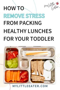 Tired of being unsure about what to pack your toddler for lunch for daycare or preschool? Click the link to find out how to minimize stress and enjoy packing lunches again. You’ll also find a free download on packing lunches, and tips on what to include! #momhackstoddlers #toddlerschoollunch Lunch For Daycare, Easy And Healthy Lunch Ideas, Packing School Lunches, Lunch Packing, Healthy Packed Lunches, My Confession, Packaged Snacks, Toddler Lunches