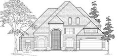 this is the front elevation of these house plans