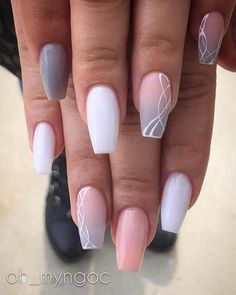 Acrylic Nail Powder, Nail Art Designs Summer, Super Nails, Spring Nail Art, Coffin Nails Designs, Cool Nail Designs, Nail Arts