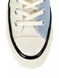 Designed with a pieced upper, Converse’s iconic Chuck 70 Plus sneakers splice texture and color to update the iconic high-top silhouette..Recycled textile upper.Round toe.Lace-up vamp.Canvas lining.Padded insole.Rubber sole.Imported.SIZE.Unisex sizing, runs a half-size large.This brand fits slightly larger. Consider ordering half a size down..Designed with a pieced upper, Converse’s iconic Chuck 70 Plus sneakers splice texture and color to update the iconic high-top silhouette.Recycled textile u Spring High-top Sneakers With Rubber Toe Cap, Converse Sneakers With Rubber Toe Cap For Spring, Spring Converse Sneakers With Rubber Toe Cap, Retro High-top Sneakers With Contrast Sole Lace-up, Retro Color Block Sneakers For Spring, Retro Spring Color Block Sneakers, Converse Textile High-top Sneakers, Retro High-top Canvas Shoes With Contrast Sole, High-top Color Block Sneakers For Streetwear