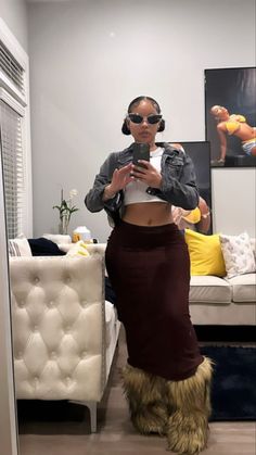 Aaliyah Enjoli, Plus Size Baddie Outfits, Fly Outfit, Cute Comfy Outfits, Streetwear Fashion Women, Cute Swag Outfits, A Skirt