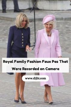 royal family fashion faux pass that were recorded on camera