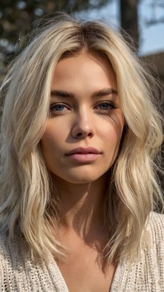 Effortless Platinum Blonde Hair Color Ideas Ideas for Platinum Blonde with Ice Blue Undertones ☀️ Choppy Pixie