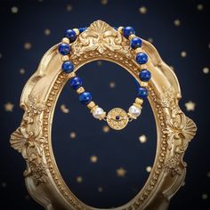 Lazurite Bracelet, Blue Means Peace, Contentment and Safety.  Discover our exclusive Evil Eye Seed Beads Bracelet, carefully crafted with delicate seed beads and a radiant pearl. Subtly elegant and tastefully distinctive, this piece serves as the perfect accessory to complete your look with effortless luxury. DETAILS Materials:  18k Gold, L apis Lazuli, Pearl Size: id1.97''-3.54''(5cm-9cm)（A djustable) Weight: 10.24 g There will be a little difference among different production batches of produc Blue Means, Seed Beads Bracelet, Diamond Star Necklace, Luxury Details, Astrology Jewelry, Star And Moon Necklace, 18k Gold Bracelet, Diamond Evil Eye, Lucky Bracelet