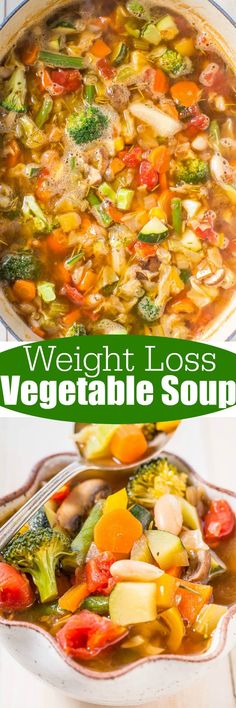 this vegetable soup is so easy to make it's full of vegetables and nourishment