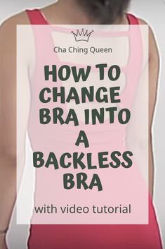 Diy Bra Tutorials, Diy Backless Shirt, Bra Hacks Diy, Diy Backless, Bras For Backless Dresses, Low Back Bra, Backless Shirt