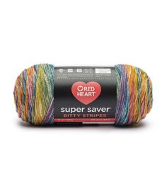 red heart super saver yarn in multicolors