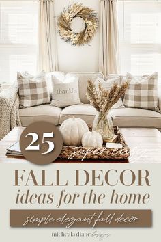 fall decor ideas for the home