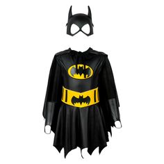 a batman costume is shown on a white background