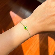 ❪ ABOUT BRACELET ❫ The Light Green Evil Eye represents success protection, good health and personal power . ⎯ ❪ STEPS TO ORDER ❫ STEP 1: In the 1st drop-down, choose the "Thread Colour". * 20 colours available for thread STEP 2: In the 2nd drop-down, choose the "Beads Material" for 2mm beads beside Evil eye and the 4mm rubber bead. STEP 3: In the "Quantity", choose the quantity of the bracelet. STEP 4: Click "Add to basket" to checkout, or repeat step1-4 to add another bracelet. ⎯ ❪ SIZE GUIDE ❫ Green Ojo Bracelet, Nazar Bracelet, Green Evil Eye, Moon And Stars Wallpaper, 2mm Beads, Rubber Bead, Stars Wallpaper, Protection Bracelet, Personal Power