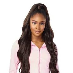 Sensationnel Instant Up & Down Synthetic Pony Tail And Half Wig - UD 4 is made with 100% Premium Fiber. Pack Includes 1 HALF WIG + 1 PONY WRAP. Wig Ponytail, Traction Alopecia, Ponytail Wrap, Half Wig, Hair Lotion, Curl Styles, Wig Stand, Best Wigs, Half Wigs