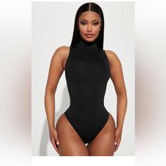 I Ordered The Wrong Size By Mistake. Never Worn. Didn’t Come With Tags. Size Xs/Small. Trendy Bodycon Black Bodysuit, Trendy Black Bodycon Bodysuit, Black Fitted High Neck Swimwear, Fitted High Neck Black Swimwear, Trendy Black High Neck Bodysuit, Shapewear Bodysuit, Fashion Nova Tops, African Women, Shapewear