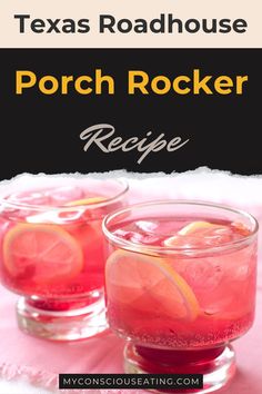 Porch rocker drink on a table Habanero Sauce Recipe, Homemade Iced Tea, Lime Lemonade, Juice Ice Cubes, Lemon Vodka, Porch Rocker, Beverage Recipes, Texas Roadhouse, Peach Schnapps