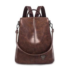 Free U.S. shipping. Style: Vintage , color:Brown, suite for season：Autumn, Winter ，School, Travel, Work, Material Genuine Leather, Brown Genuine Leather Top Handle Waterproof Vintage Backpacks Trendy Brown Leather Backpack With Zipper Closure, Trendy Brown Outdoor Bag, Trendy Brown Outdoor Bags, Trendy Brown Faux Leather Backpack, Versatile Brown Leather Backpack With Zipper, Casual Brown Leather Backpack With Zipper, Brown Faux Leather Backpack With Zipper Closure, Trendy Brown Soft Leather Backpack, Trendy Brown Backpack For Outdoor