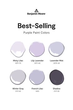 the best selling purple paint colors