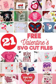 free valentine's svg cut files for silhouettes, crict and more