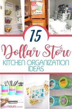 the top ten dollar store kitchen organization ideas