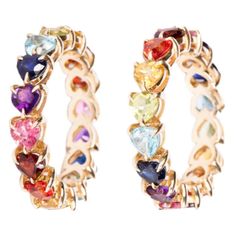 As the first fine jewelry piece from the house of Mordekai, we are celebrating one of our iconic themes, the Rainbow! This unique ring is made of 14k gold, and hand-set with the finest hand-selected, colored stones and gems sourced from all over the world. This piece will light up your hand and provide beauty and good luck. Rainbows can motivate us to continue and endure through dark times. Another way that rainbows provide us with hope and motivation is by being a symbol for good fortune. Made Rainbow Ring, Dark Times, Rainbow Rings, Colored Stones, Unique Ring, The Rainbow, Unique Rings, Stone Rings, Chains Necklace