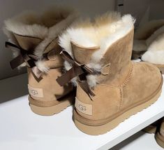 Uggs Mini, Mini Baileys, Bow Boots, Ugg Mini, Bailey Bow