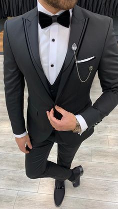 Black Suit For Reception Men, Cort Pent For Men Wedding Black, Designer Black Bandhgala For Groom, Black Blazer In Suiting Fabric For Groom, Luxury Black Tuxedo-style Bandhgala, Fancy Coat