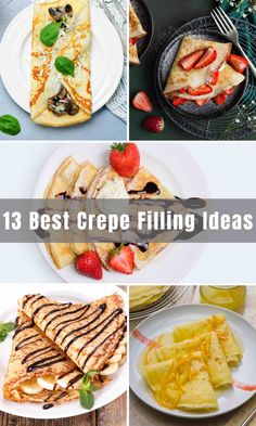 the top 13 best crepe filling ideas for brunch and desserts