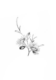 a black and white photo of flowers on a white background with the words, i love you