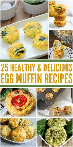 25 healthy and delicious egg muffin recipes