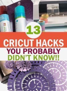 the words 13 cricut hacks you probably didn't know