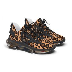 Elevate your style with our must-have Sporty Dad Sneakers in leopard print! These trendy sneakers combine fashion & function with shock-absorbing technology. Designed for the modern woman, these It Girl sneakers offer a touch of luxury without breaking the bank. Walk with confidence in these exclusive and stylish sneakers. These mesh sneakers deliver style and comfort on a whole new level. They're made from 100% mesh-knit polyester on top for breathability and flexibility. Instead of rubber, thermoplastic polyurethanes (TPU) and an EVA shock-absorbing layer guarantee a comfortable and supported walk. They feature a modern take on the lace-up closure. Choose between black or white detailing and sole color. DETAILS 100% mesh-knit polyester (top) TPU with EVA shock-absorbing layer (sole) Brea It Girl Sneakers, Leopard Print Trainers, New Balance 550s, Kendall Jenner Hailey, Girl Sneakers, Leopard Print Sneakers, Shoes New Balance, Balenciaga Sneakers, Dad Sneakers