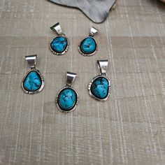 Raymond Yazzie Turquoise Pendants $50
Will fit your 6mm Navajo Pearls 💙