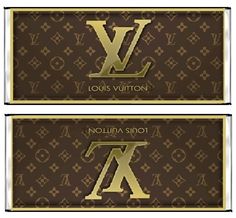 two louis vuitton chocolate bar wrappers